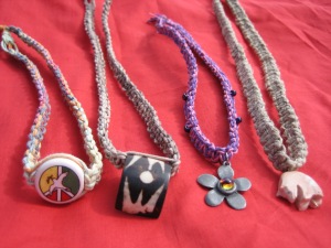 Trinket necklaces. I have lots of other necklaces with trinkets, and I have a lot more trinket pendants and beads I could use for custom pieces.
