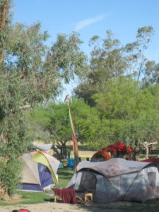 Some of the tents in the NeoTribal The Gathering Healing Garden Photo by me. 